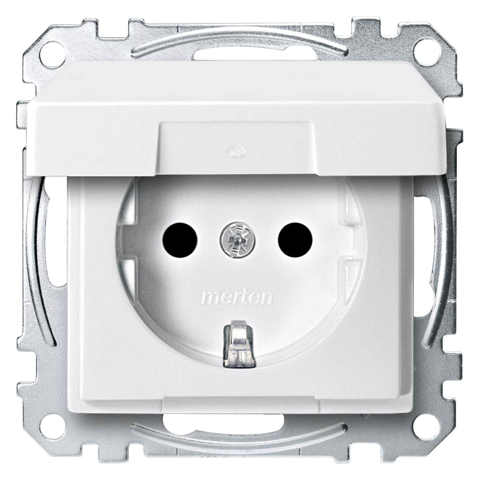 Merten Steckdose System M Polarweiss MEG2310-0619 (MEG2310-0619)