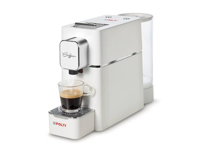 POLTI Espressomaschine Coffea S15W , Energieeffizienz: A, weiss (silber, weiß), Kaffeemaschinen, Espressomaschine
