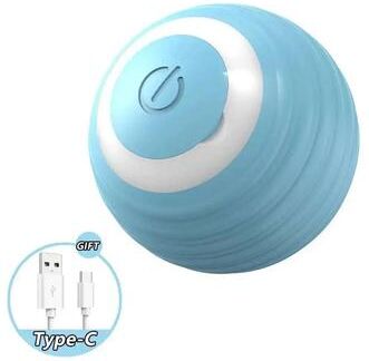 Inspire Essentials Speedy Tail Smart Interactive Rolling Ball Toy For Cats And Dogs style3 Blue