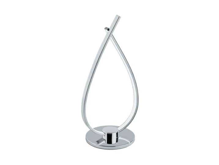 Eglo Lampe de chevet Roncade\, lampe de table à poser en aluminium et plastique\, aspect chromé\, luminaire avec interrupteur