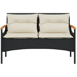 vidaXL, Gartenbank, 10-tlg. Garten-Lounge-Set mit Kissen