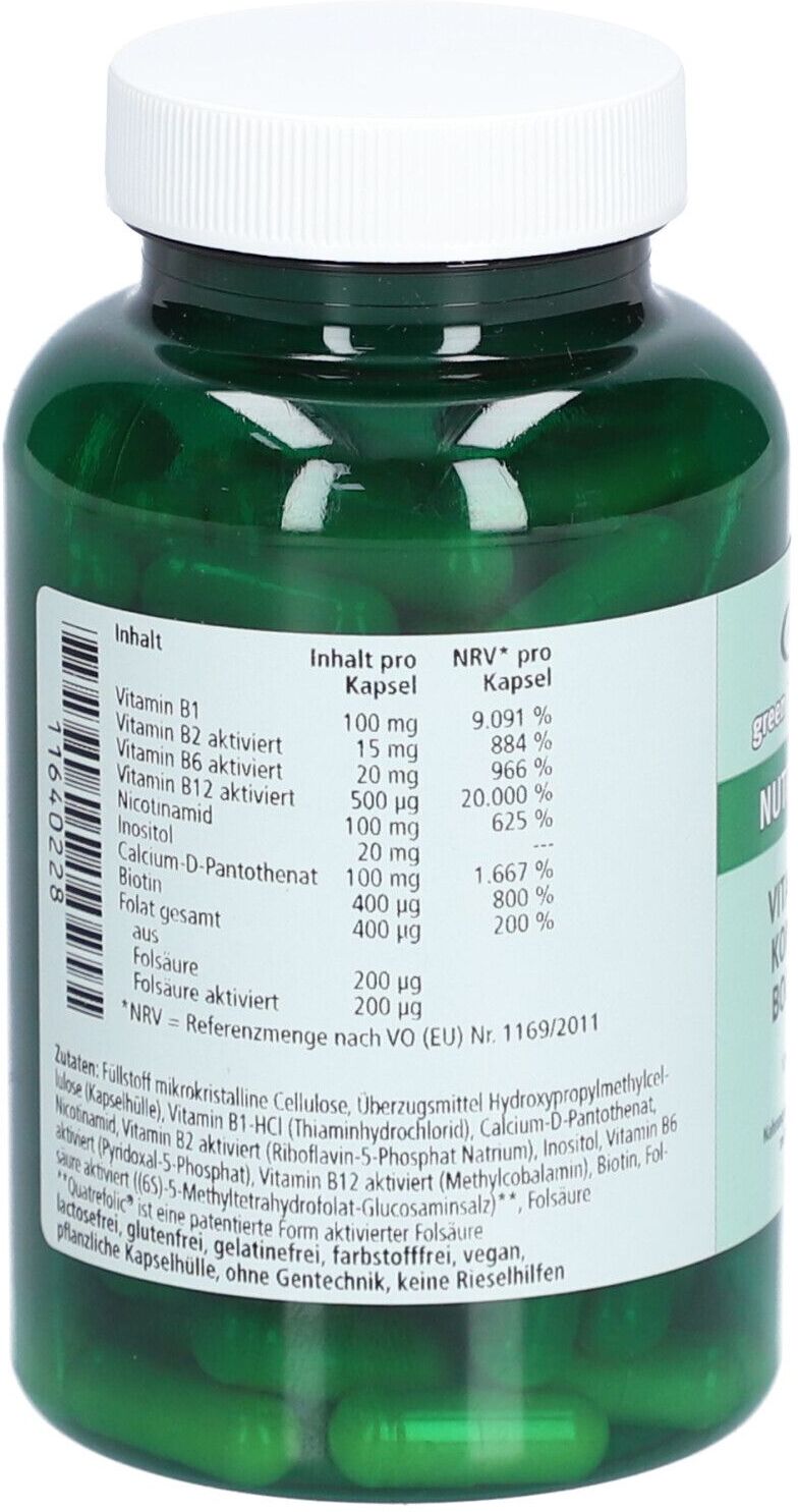 green line Vitamin B Komplex Booster Kapseln 120 St
