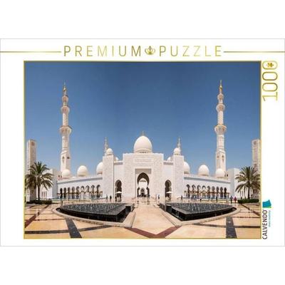 CALVENDO Puzzle Sheik Zayed Moschee | 1000 Teile Lege-Größe 64x48cm Foto-Puzzle für glückliche Stunden