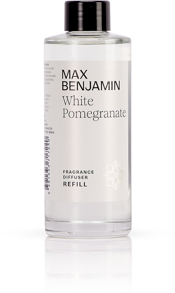 Max Benjamin Navulling voor Geurstokjes 150ml - White Pomegranate
