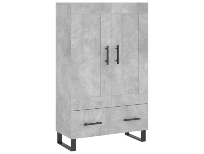 vidaXL Highboard Betongrau 69,5x31x115 cm Holzwerkstoff