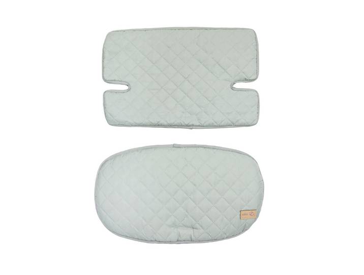 Roba Hochstuhl-Sitzverkleinerer 2-teilig roba Style Frosty green, Grün, Textil, 40x25x2 cm, Baby- und Kindermöbel, Babyzimmer, Hochstuhl