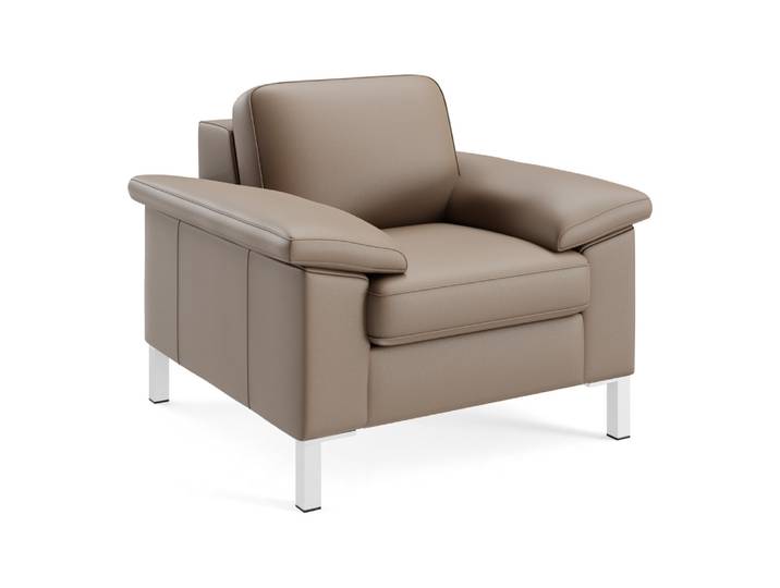 Sessel Classica-8011, Johann Jakob, kat. d, life line hasel, Leder