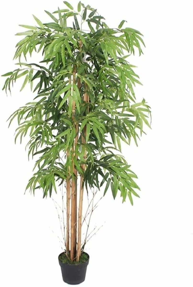 Kunstmatige bamboe plant voor woondecoratie, groen, 150 cm