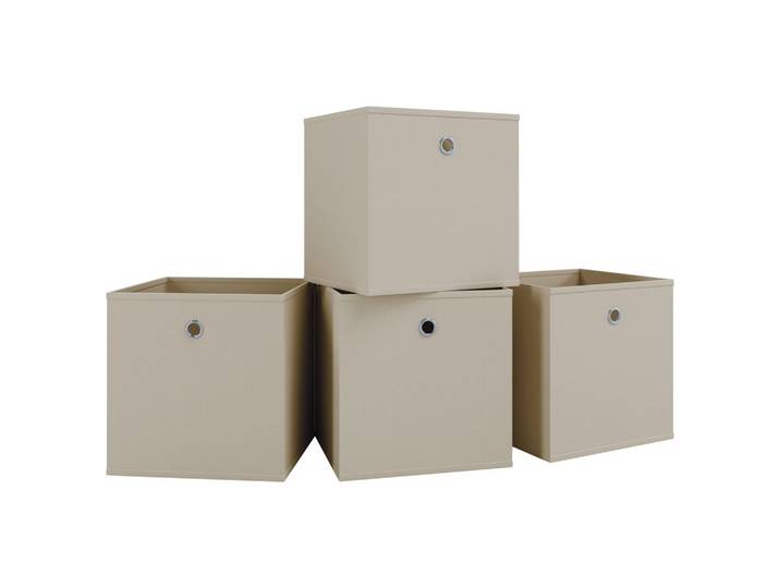 Faltbox-Set Boxas 4-tlg. Naturfarben