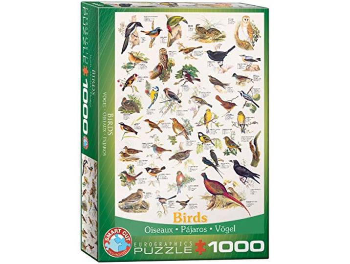 Vogels puzzel van 1000 stukjes