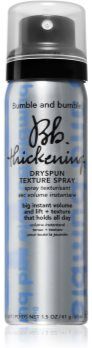 Bumble and Bumble Thickening Dryspun Texture Spray spray de cabelo para um volume máximo 60 ml. Thickening Dryspun Texture Spray