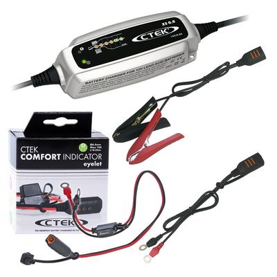 Ctek XS 0.8 +Comfort Indicator Ringkabel M6 [Hersteller-Nr. 10850372]