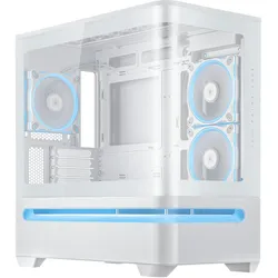 ASUS Prime AP202 ARGB (mATX, Mini-ITX), PC Gehäuse, Weiss