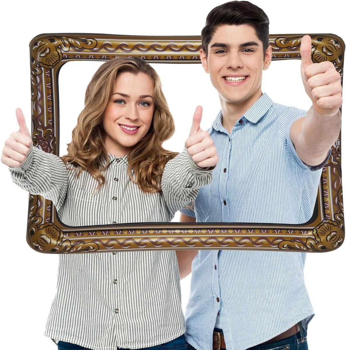 Opblaasbare Selfie Booth Fotolijst voor Feestdecoratie - Multicolor - 67 x 46 cm