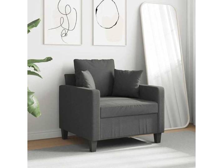 （Gris）Siège de Salon - Fauteuil Gris foncé 60 cm Tissu - Sofa-canapé hfs76240