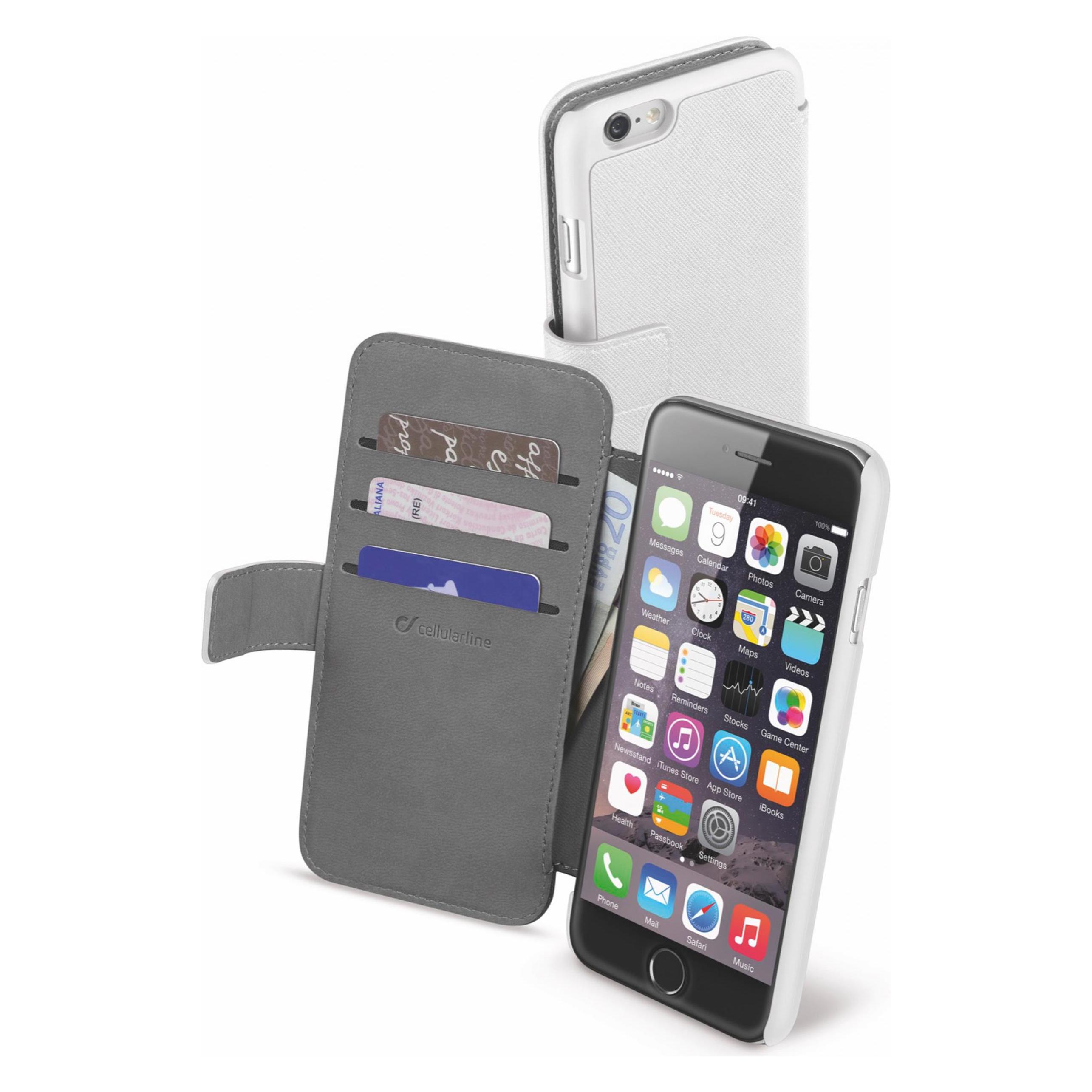 Cellularline Book Case Agenda (Apple iPhone 6, Apple iPhone 6s) (BOOKAGENDAIPH647W)