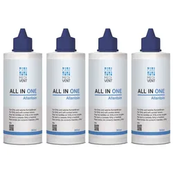 Medivent EVA All in One Aloe Vera Kombilösung mit Hyaluronat (4x 360ml)