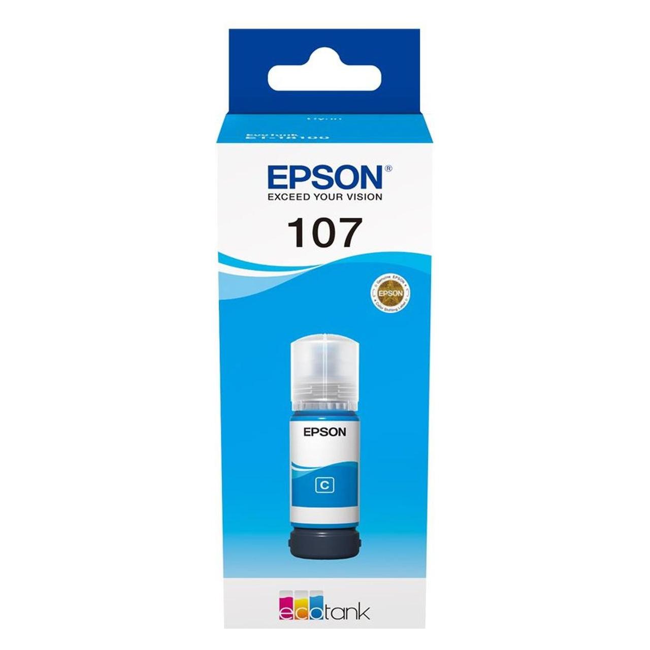 Epson Ink/107 EcoTank CY ink bottle (C) (C13T09B240)