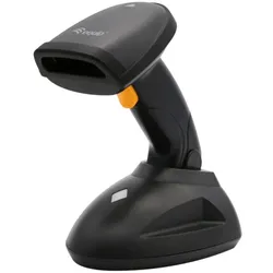 Equip Drahtloser 2D-Barcodescanner, Weite Entfernung, mit Ständer