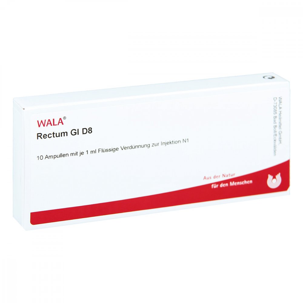 WALA Heilmittel GmbH Rectum Gl D8 Ampullen 02956091