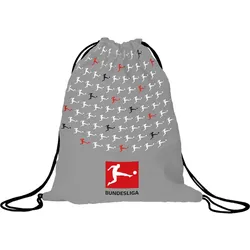 DERBYSTAR Bundesliga Sportbeutel Uni grau schwarz rot