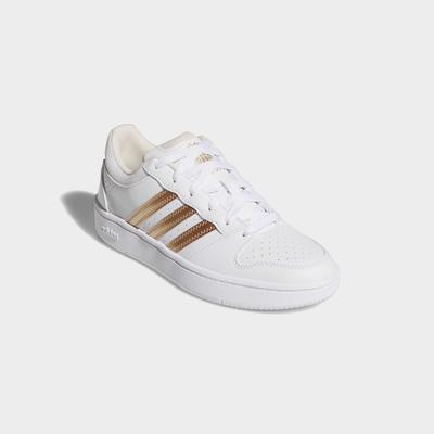 Sneaker ADIDAS SPORTSWEAR "HOOPS CLASSIC", Damen, Gr. 40,5, cloud weiß, supplier colour, wonder weiß, Synthetik, Schuhe Sneaker