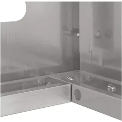 vidaXL Nedenweiler (Lineares Schlitzmuster), Klimaanlage Zubehör, Silber