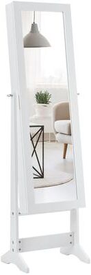 Jewelry Armoire Cabinet with Full-length Mirror Standing