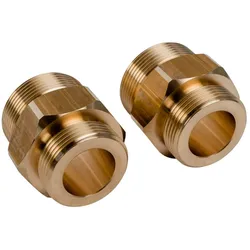 Wolf Doppelnippel G 11⁄4'' - G 11⁄2'' Satz a 2 Stück