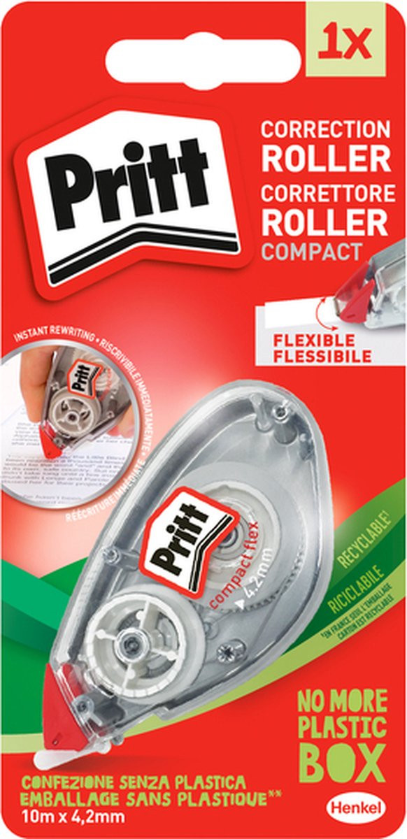 Pritt Compact Flex Correctietape 4,2 mm x 10 m, 10 stuks