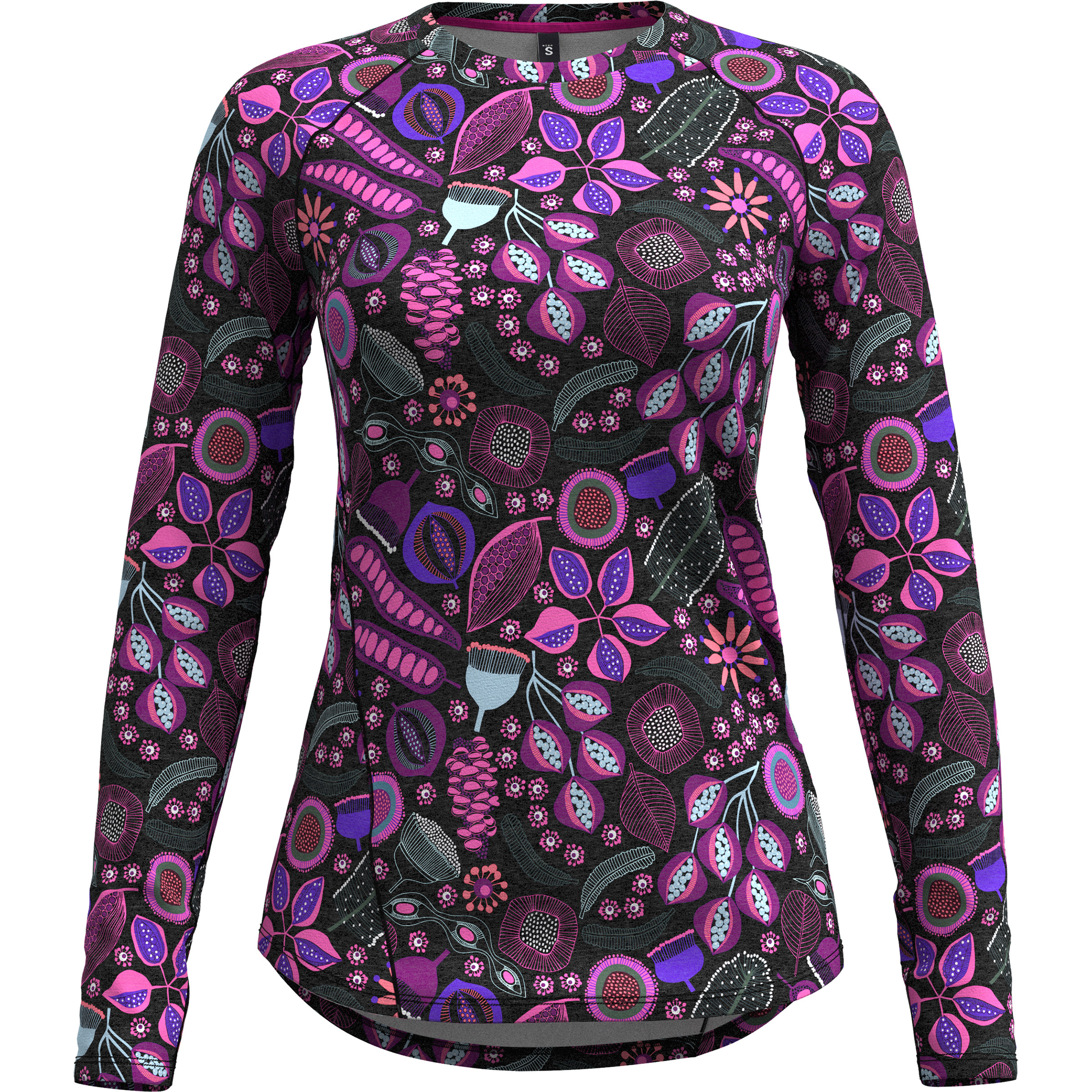 Crazy Aria Damen Longsleeves lila Größe M Trekking Hautfreundlich