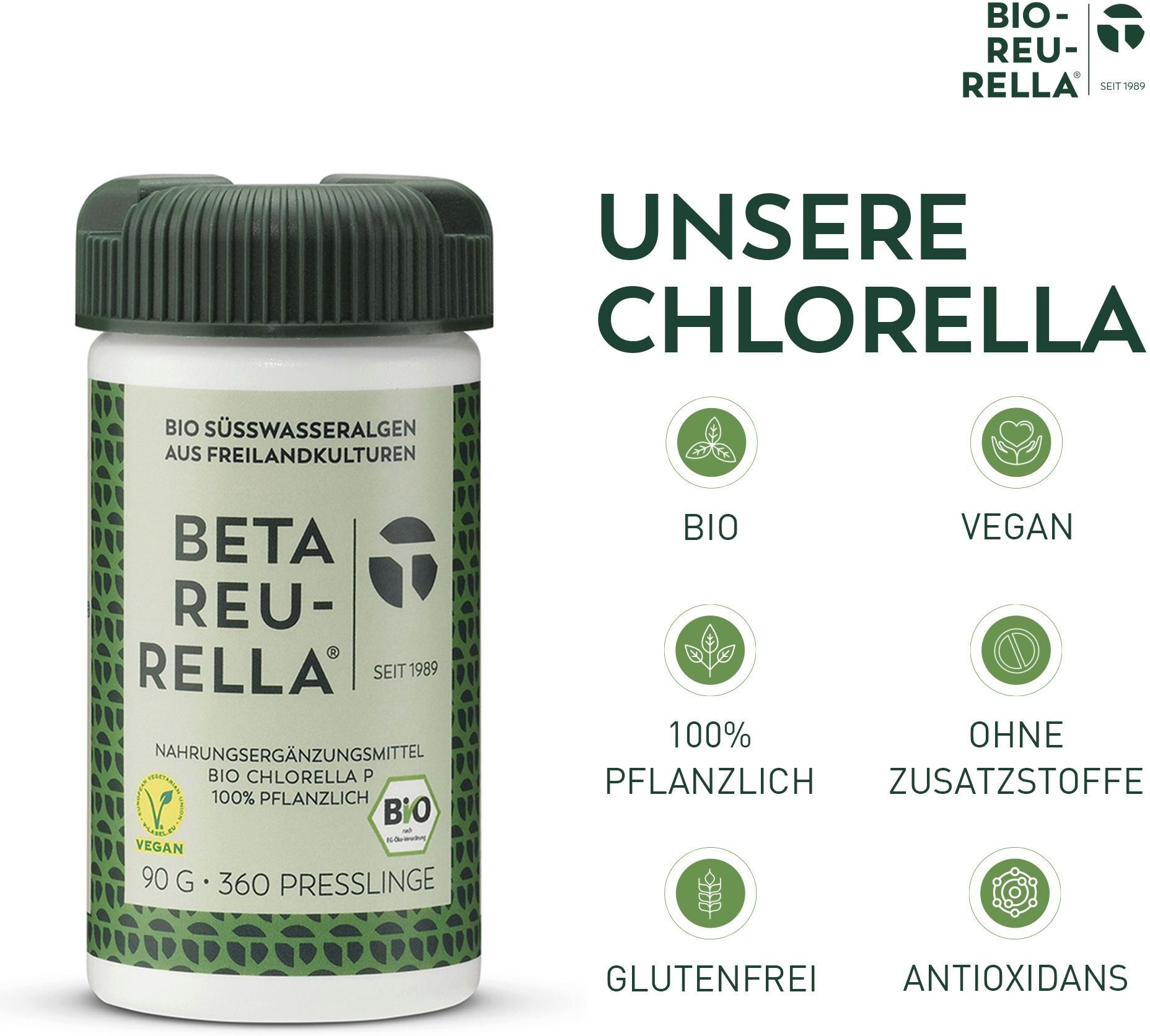 BETA-REU-RELLA Beta REU Rella Süßwasseralgen Tabletten 360 St