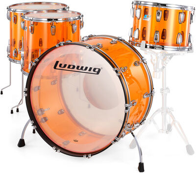 Ludwig Vistalite ZEP Set Amber Ambre