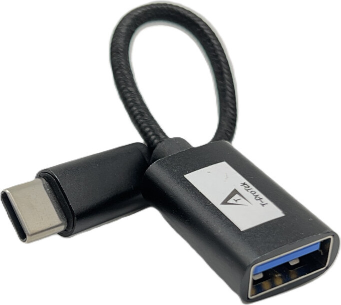 T-ProTek USB-C naar OTG USB-adapter datakabel voor Motorola Moto Z, Z Force en Z Play