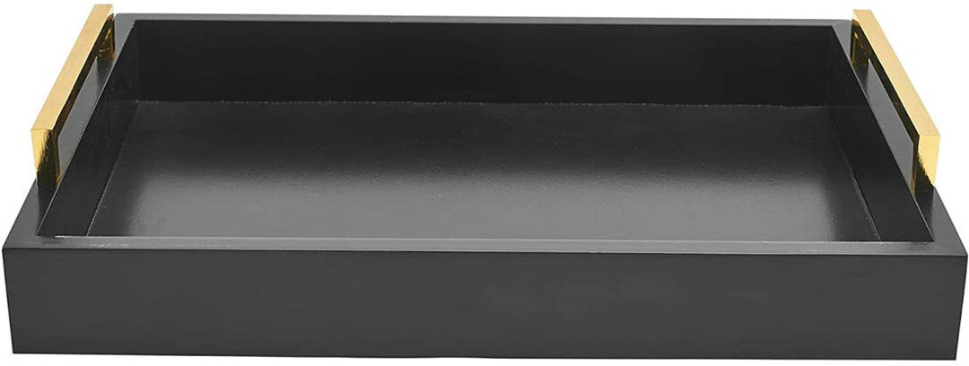 Mercer41 Tray Black 40cm W X 30cm D X 5cm H