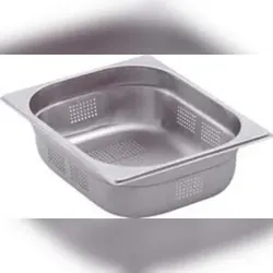 2x Bartscher GN Behälter, 1/2, T60, gelocht