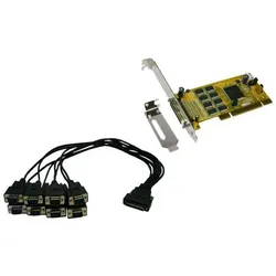 Exsys EX-41388 - Serieller Adapter - PCI-X Low Profile - RS-232/V.24 x 8 (EX-41388), Kontrollerkarte