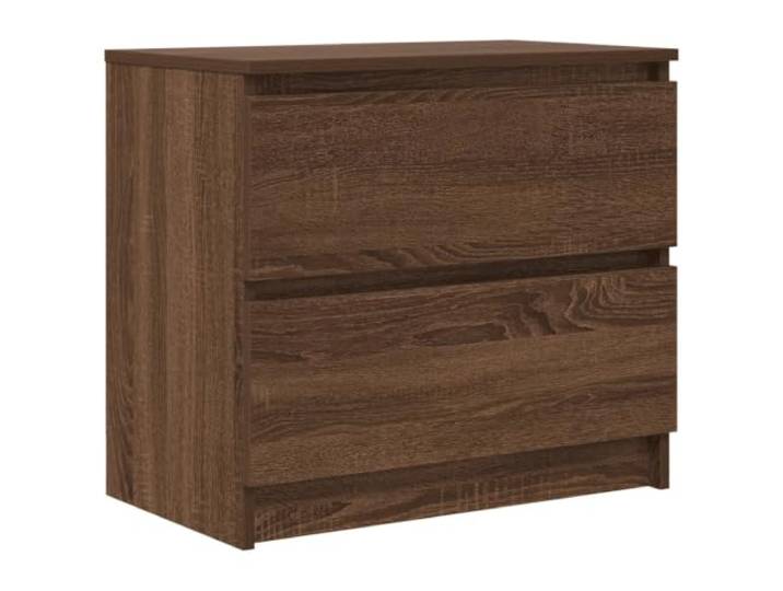 TV-Möbel, praktisch, mit Aufbewahrung, 60 x 35 x 54 cm, moderner Stil, Wohnzimmer, Holz, Braun, 02_0051732