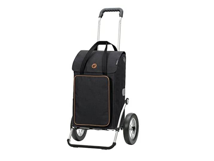 ANDERSEN Einkaufstrolley - Royal Shopper Ipek BO schwarz 45 L Einkaufsroller,isoliert,Kühltasche,vielseitig, Aluminium, klappbar, leichtgängig