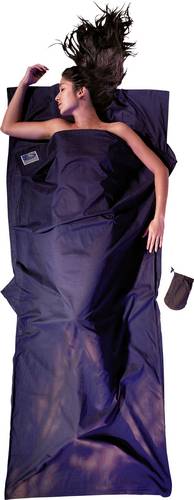 Cocoon TravelSheet Rechteckiger Schlafsack Baumwolle Blau