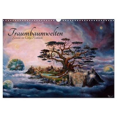 Traumbaumwelten - Gemälde von Conny Krakowski (Wandkalender 2026 DIN A3 quer), CALVENDO Monatskalender