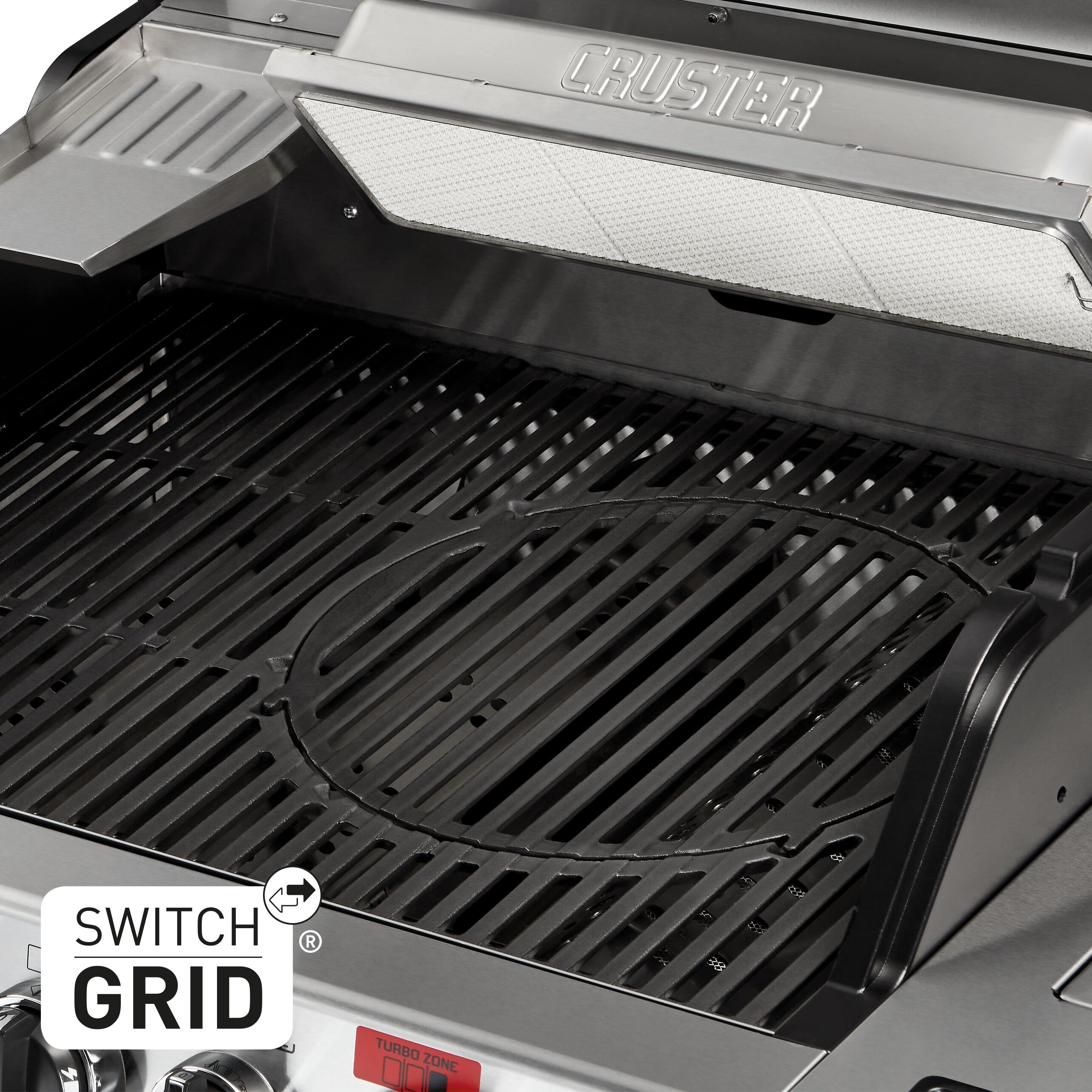 Gasgrill ENDERS "Uniq 4 IK Cruster", schwarz, B:155cm H:120cm T:65,5cm, Grills, Keramikbrenner sorgt für 800C Infrarot-Oberhitze im Grill