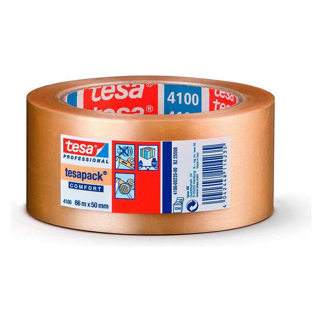 tesa Klebeband tesapack Comfort 4100 50mm x 66m farblos (50 mm) (04100-00235-00)