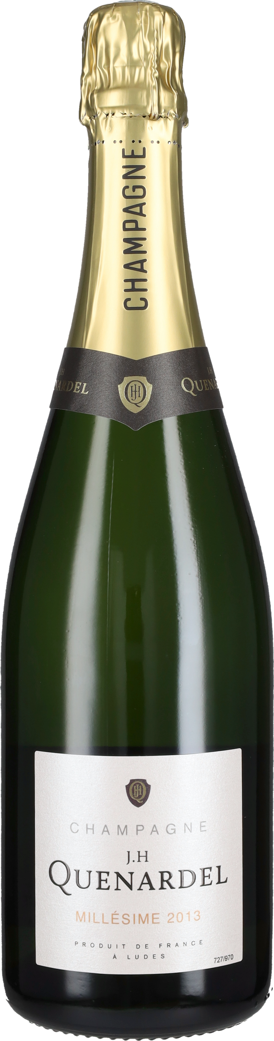 Champagne Brut 'Blason d'Or' Millesime Quenardel 2013