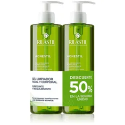 Rilastil, Gesichtsreinigung, ACNESTIL purifying cleansing gel pack 2 x 400 ml (Reinigungsgel, 400 ml)