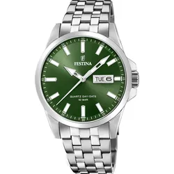 Festina Quarz Herren Klassik F20357/5 - grün - 41mm