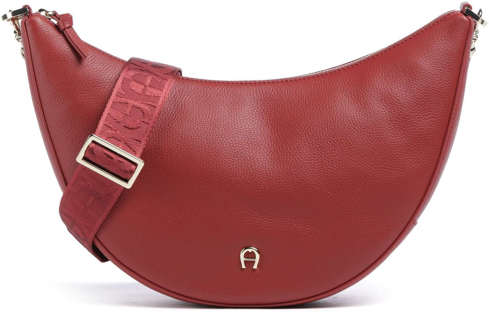 Aigner Zita M Umhängetasche aus Leder, rot