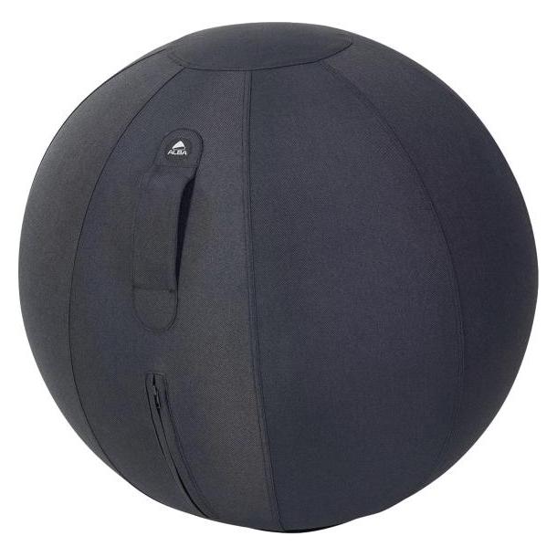 Alba Sitzball "MHBALL", schwarz Bezug: Polyester, Sitzdurchmesser: 650 mm, mit Griff zum (65 cm) (MHBALL N)
