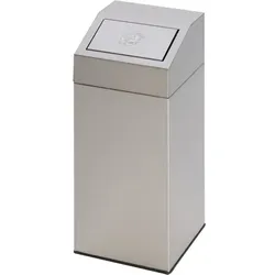 Abfallsammler VAR Wertstoffsammler Edelstahl 76 L mit herausnehmbarem Inneneinsatz, lange Lebensdauer