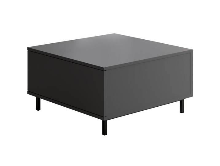 Salontisch Georis Anthrazit 100 Prozent Melaminbeschichtete Kiefer B 75 T 75 cm - Material: 100% Melaminbeschichtete Kiefer - Salontisch